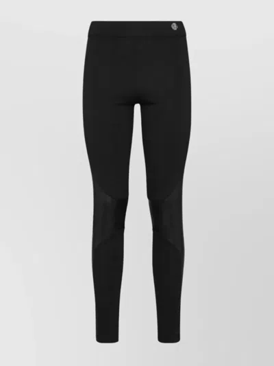 PHILIPP PLEIN STRETCH FIT ANKLE LENGTH TROUSERS WITH PANELS