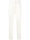 Philipp Plein Stretch-wool Straight-trousers In White