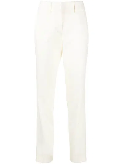 Philipp Plein Stretch-wool Straight-trousers In White