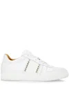 Philipp Plein Stud-embellished Low-top Sneakers In White