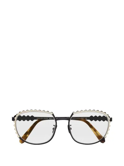 Philipp Plein Studded Geometric-frame Glasses