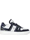 Philipp Plein Studded Panelled Sneakers In White