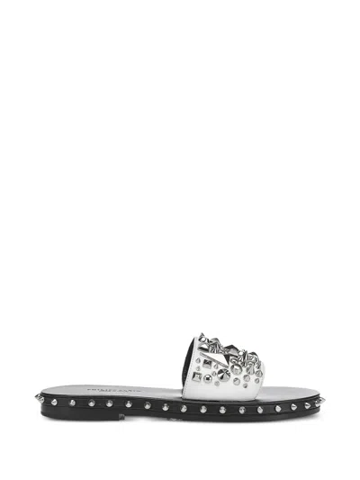 Philipp Plein 스터드 장식 샌들 In Blue