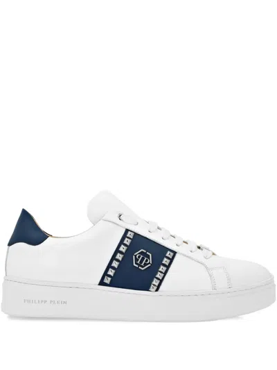 Philipp Plein Studs Lo-top Sneakers In White