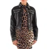 Philipp Plein Studs Skull Leather Jacket In Black, Size X-small