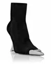 Philipp Plein Suede Boots Wedge In Black