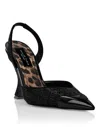 Philipp Plein Decollete 105mm Crystal-embellished Pumps In Black