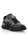 Philipp Plein Strass Hexagon Suede Sneakers
