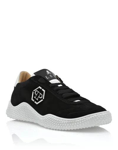 Philipp Plein Suede Runner In Black