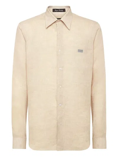 Philipp Plein Sugar Daddy Shirt In Neutrals