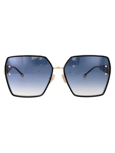 Philipp Plein Squared Sunglasses Spp122 V 0300 In 金子