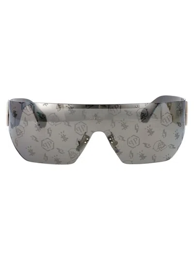 Philipp Plein Sunglasses In 0568 Black