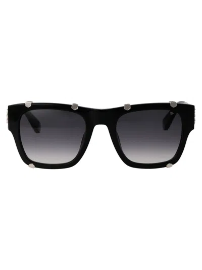 Philipp Plein Sunglasses In 0700 Black