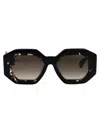 Philipp Plein Geometric-frame Sunglasses In Brown