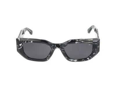 Philipp Plein Sunglasses In Black Marbled