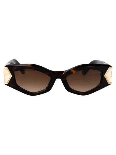 Philipp Plein Sunglasses In Brown