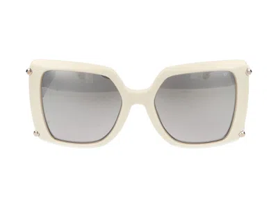 Philipp Plein Sunglasses In Cream Full Glossy