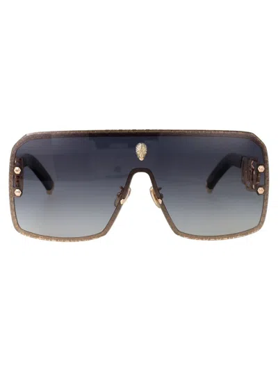 Philipp Plein Sunglasses In Gray