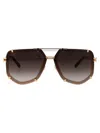Philipp Plein Plein Legacy Sunglasses In Gold Brown