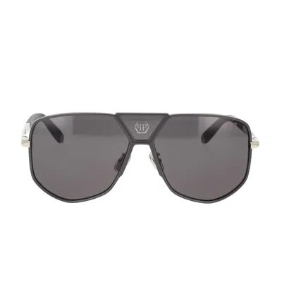 Philipp Plein Sunglasses In Grey