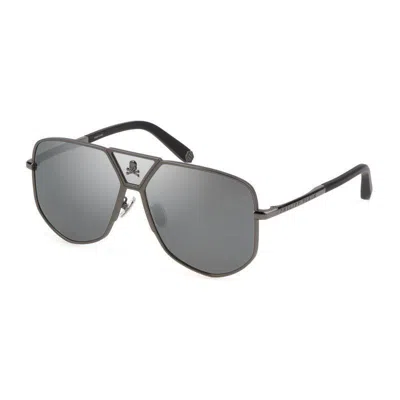 Philipp Plein Sunglasses In Gray