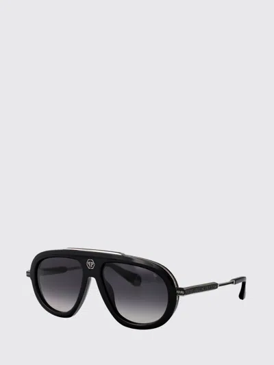 Philipp Plein Sunglasses Men  In Black