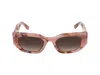 Philipp Plein Square-frame Acetate Sunglasses Woman Sunglasses Pink Size 51 Acetate In Pink