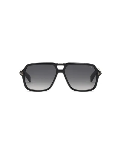 Philipp Plein Sunglasses Plein Hexagon Stud In Black