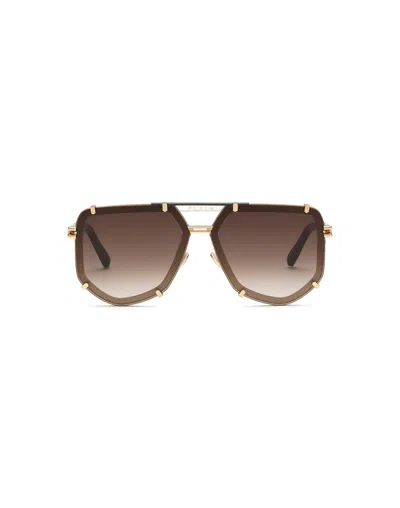 Philipp Plein Sunglasses Plein Legacy In Brown