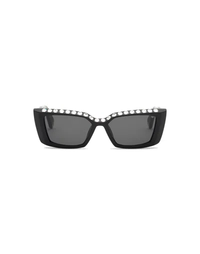 Philipp Plein Sunglasses Plein Pure Crystal In Black