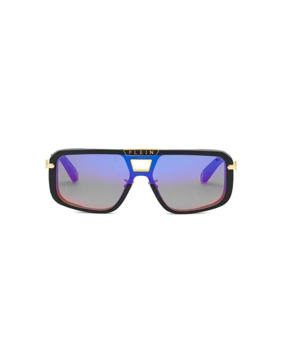 Philipp Plein Sunglasses Rectangular Plein Legacy + Nft In Black
