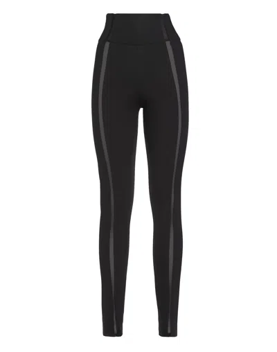 Philipp Plein Super High Waist Leggings Iconic Plein In Black