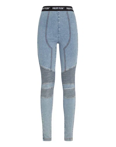 Philipp Plein Super High Waist Leggings  Tm In Multi