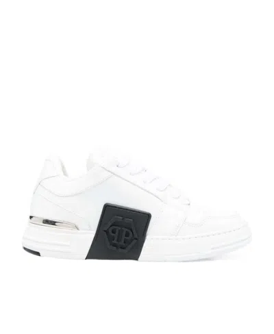 Philipp Plein Sneakers Hexagon Low-top In White