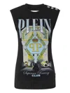 Philipp Plein Supercar Racing Club Tank Top In Black