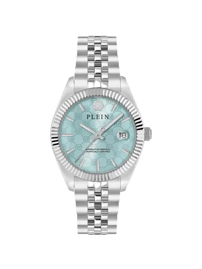 Philipp Plein Superlative 34mm Watch In Metallic