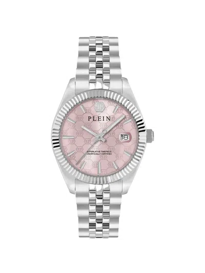 Philipp Plein Superlative 34mm Watch In Pink