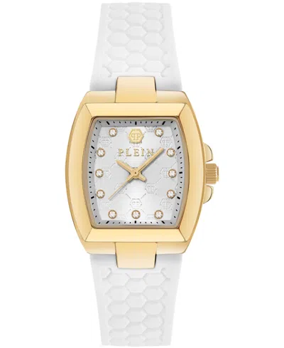 Philipp Plein Supreme Women's White Silicone Strap Watch 30mm In Multi