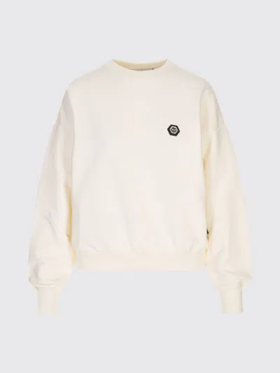 Philipp Plein Sweater  Woman Color White In Yellow