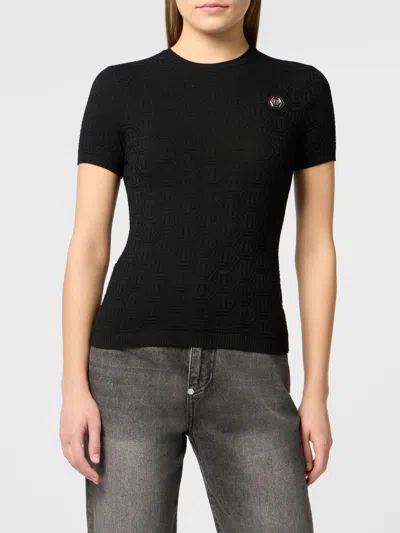 Philipp Plein Sweater Woman In Black