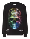 Philipp Plein Chrome Sweatshirt Mit Totenkopf-print In Multi