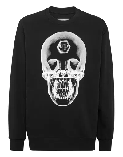Philipp Plein Sweatshirt Ls In Black