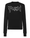 Philipp Plein Sweatshirt Ls Crystal In Black