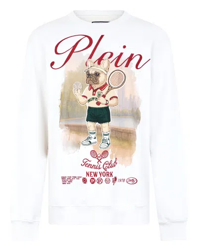 Philipp Plein Sweatshirt New York Tennis In Multi