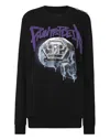 PHILIPP PLEIN SWEATSHIRT ROUNDNECK OVERSIZE SKULL