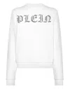 Philipp Plein Sweatshirt Roundneck In White