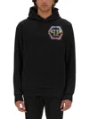 Philipp Plein Sweatshirt With Logo In Black