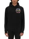 Philipp Plein Sweatshirt With Logo In Black