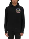 Philipp Plein Sweatshirt With Logo In Black