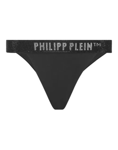 Philipp Plein Swimwear Bottom Slip Elastic Women In Black
